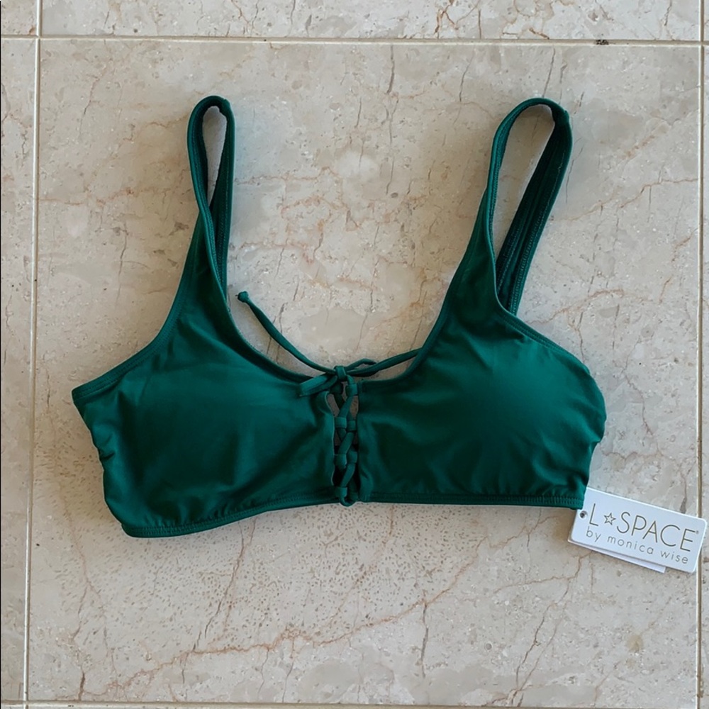❤️ L*Space Tie Front Bikini Top